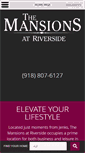 Mobile Screenshot of mansionsatriverside.com